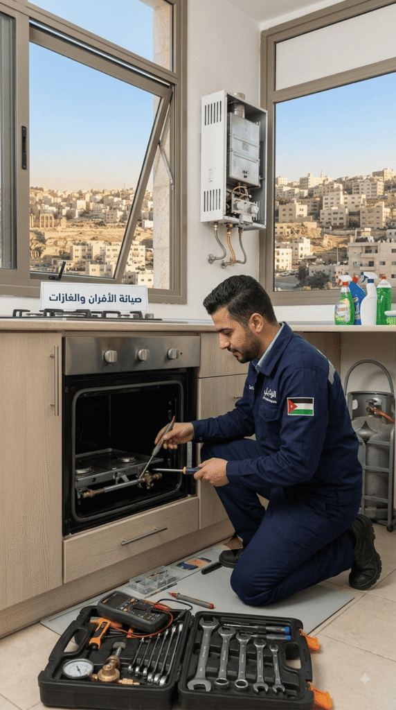 صيانة الأفران والغازات