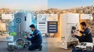 صيانة ثلاجات إنفرتر (Inverter) مقابل الثلاجات العادية الفرق والأعطال