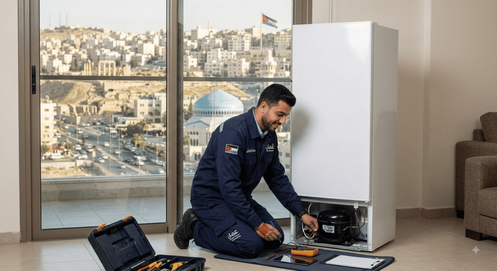 مناطق خدمة صيانة الثلاجات والأجهزة في عمان الوكيل